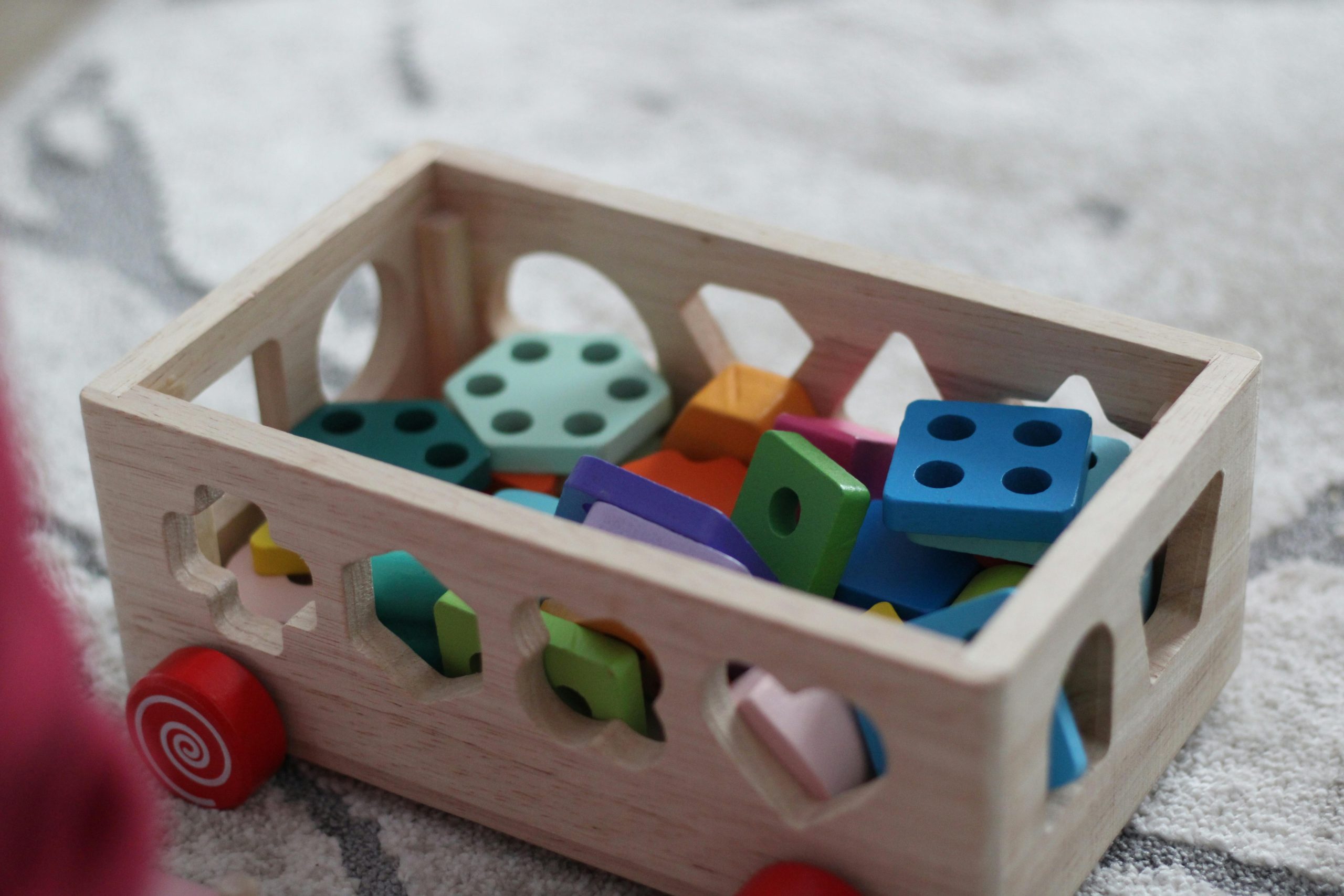 scatola con giochi