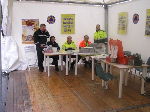 stand della protezione civile